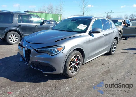 2020 Alfa Romeo Stelvio Ti Awd из США, поврежденный, VIN ZASPAKBNXL7C93103